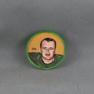 Nallys Chips(1963) - CFL Picture Disc -Zeke Smith Edmonton Eskimos -106 of 150